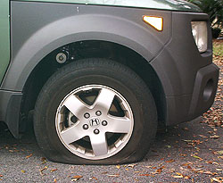 Flat Tire Oak Park